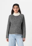 Джемпер Vero Moda VMFELIZE HIGH NECK PULLOVER, Birch/Black/Off-White - фото