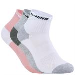 Женские носки до щиколотки 3 пары LINING, серо-розовый - фото 3