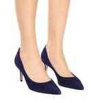 Замшевые туфли Gianvito 70 Gianvito Rossi, синий - фото 4