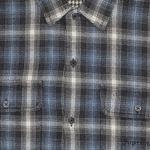 Рубашка Supreme Houndstooth Plaid Flannel 'Navy', синий - фото 3