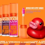 Блеск для объема губ duck plump Nyx Professional Makeup, цвет strike a rose - фото 3