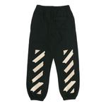 Брюки black gold rubber strap stripe sports pants black Off-White, черный - фото