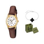 Женские классические белые часы CASIO - фото 4