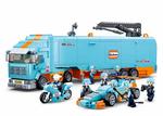 Sluban Blocks Formula Bolid Racer F1 Pit Stop Truck 1044 Эл. - фото 2