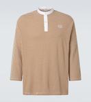 Ньютон полосатый хлопковый топ Bode, Brown Cream - фото