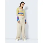 Брюки Noisy May Leilani Loose Fit, бежевый - фото 6