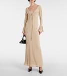 Платье макси крючком Blumarine, белый - фото 2