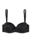 Бюстгальтер-бандо SCHIESSER  Bandeau mit Schale - Unique Micro, черный - фото