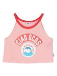 Gcds Kids топ с логотипом, розовый - фото