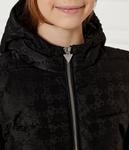 Куртка детская Guess короткая с принтом, черный - фото 4