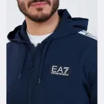 Толстовка обычного кроя Ea7, синий - фото 4