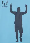 Футболка с принтом Messi, Air Blue - фото 3