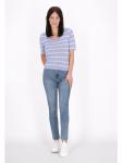 Свитер usha BLUE LABEL, цвет light blue offwhite - фото 2