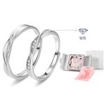 SOFTDORA 925 silver набор с diamonds кольца unisex - фото