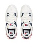 Кроссовки мужские Tommy Jeans Tjm ultra кожаные с перфорацией, бело-синий - фото 3