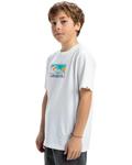 QUIKSILVER Футболка EV GRADIENT BOX Белый мальчик - фото 3
