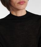 Свитер из девственной шерсти Crater Rick Owens, черный - фото 4