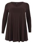 Туника Yoek, коричневый - фото