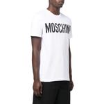 Футболка с принтом логотипа MOSCHINO, белая - фото 4