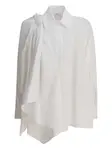 Драпированная рубашка Givenchy, белый - фото