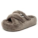 SEMIR Скользящие сандалии для женщин Khaki - фото 5