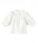 Рубашка с рюшами Alba C'era Una Volta, белый - фото