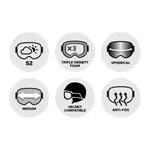 Горнолыжные очки Skyline Black Chromapop Everyday Red Mirror Smith - фото 2