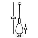 Подвесной светильник searchlight Elixir, сталь - серебро - фото 4