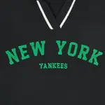 SS24 New York Yankees Вязаный свитер женский черный MLB - фото 5