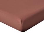 Простыня Homescapes коричневый, 140/190 см - фото