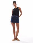 Топ New Look linen blend shell top in black - фото 2
