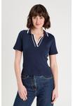 Поло Cache Cache Polo shirt, Bleu Marine/Blue-Black Denim - фото 4