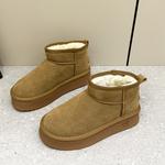 Зимние ботинки женские Jietegongyang, цвет Chestnut - фото 19