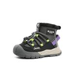 Детские зимние сапоги Jeep, Китайский красный/Стильный черный - фото 3