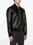 Bally кожаный бомбер, черный - фото 3