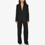 Burberry Однобортный шерстяной пиджак, Camel Heather Gray - фото 8