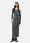 Платье Bershka Maxi dress, Dark Grey - фото