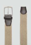 Ремень Mango Braided belt, Beige - фото 2