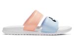 Тапочки (WMNS) Nike Benassi Duo Ultra Slide White/Blue/Pink, белый - фото 2