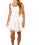 Белое мини-платье Tammi Heartloom - фото 4