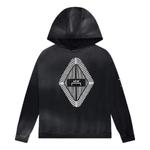 Толстовка gradient popover hoodie 'black' A-Cold-Wall*, черный - фото