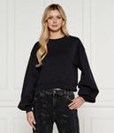 Толстовка Pinko Cropped Fit, черный - фото