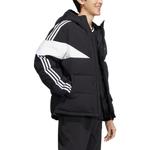 Пуховик унисекс черный Adidas Neo, черный - фото 4