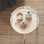 Приставной столик, белый, 38 см, BURVIK IKEA - фото 5