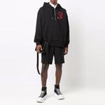 Футболка с принтом черепа Alexander McQueen, черная - фото 3