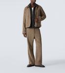 Хлопковый джерси свитер на молнии Auralee, Ink Black - фото 2