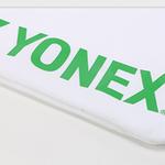 YONEX Сумка для ракеток для бадминтона, 2 шт в упаковке, модная повседневная сумка через плечо, бело-зеленая, унисекс, фланелевый чехол - фото 2