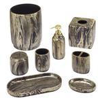 Николь Миллер Харпер Держатель для зубных щеток Nicole Miller, цвет Gold Black - фото 3