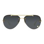 VERSACE Солнцезащитные очки авиаторы, Gold - фото