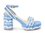 Сандалии Matisse Lyla Platform Sandal, Blue Raffia - фото 5
